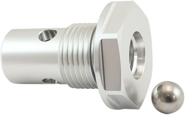 -10ORB To -6ORB Roll Over Valve Silver AF613-10S - Aeroflow