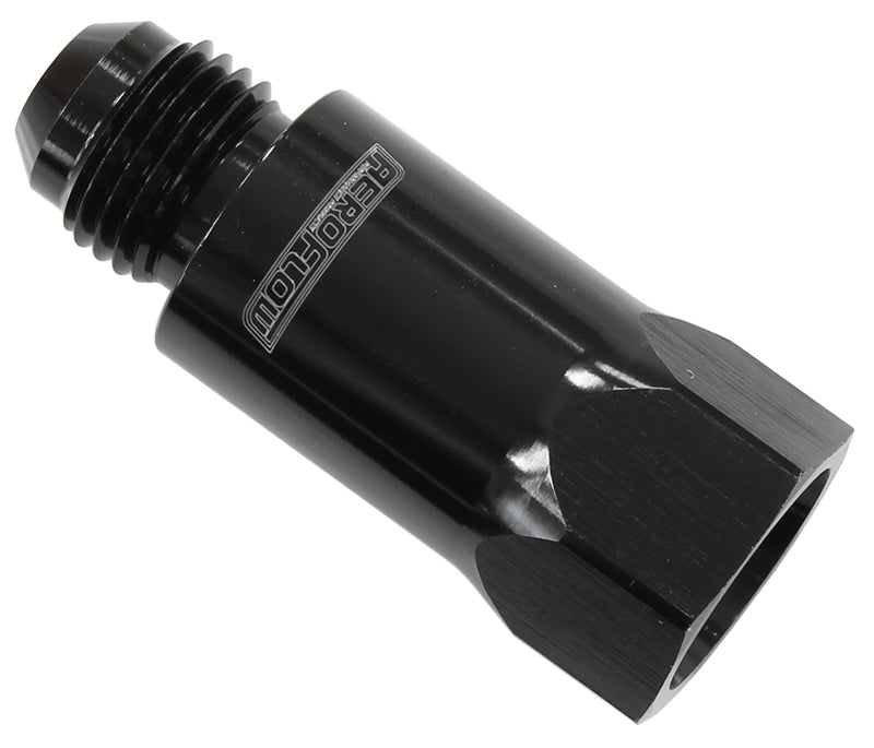 Roll Over Valve F/Male -8 ORB To Male -8AN AF614-08BLK - Aeroflow