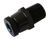 3/8" NPT Inline Tap Drain 1/8 NPT F/Male Thread For Remote AF615-01BLK - Aeroflow