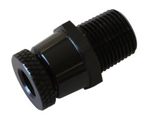 3/8" NPT Inline Tap Drain 1/8 NPT F/Male Thread For Remote AF615-01BLK - Aeroflow