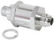 M12 x 1.5mm x -6AN Check Valve Silver Male To Male Bosch Pump AF615-06S - Aeroflow