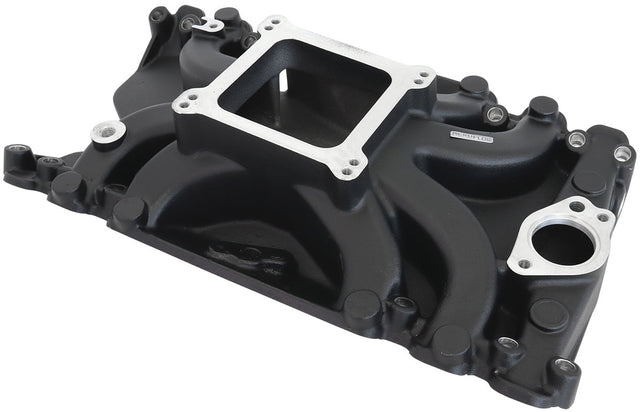 Holden 253 308 Intake Manifoldsingle Plane Low Rise Black AF6200-4000 - Aeroflow
