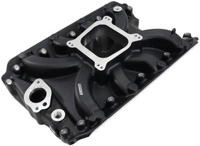 Holden 304 Vn Intake Manifold Single Plane Low Rise Black AF6200-4001 - Aeroflow
