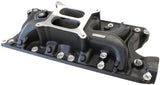 SBF Street Intake Manifold Dual Plane Ford 302 Black AF6210-2000 - Aeroflow