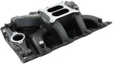 Holden 304 Vn Intake Manifold Dual Plane Air Gap Black AF6210-4000 - Aeroflow