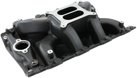 Holden 304 Vn Intake Manifold Dual Plane Air Gap Black AF6210-4000 - Aeroflow