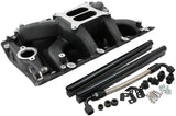 Holden 304 EFI Intake Manifolddual Plane Air Gap Black Vn AF6210-4003 - Aeroflow