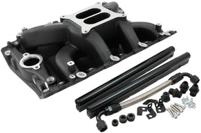 Holden 304 EFI Intake Manifolddual Plane Air Gap Black Vn AF6210-4003 - Aeroflow