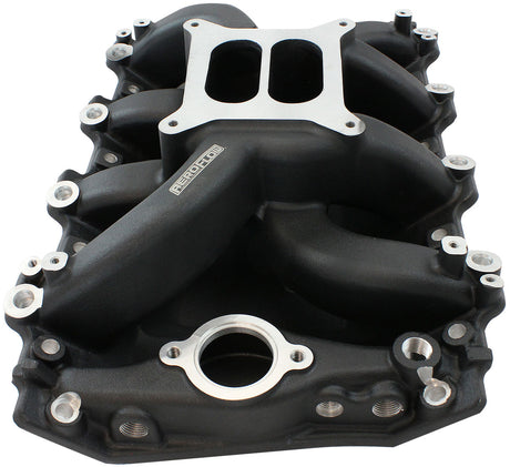 Holden 304 EFI Intake Manifolddual Plane Air Gap Black Vn AF6210-4003 - Aeroflow
