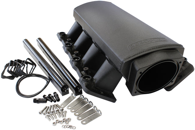 GM LS1 LS2 Intake Manifold Fab Sheet Metal Angled 102mm AF6233-5000 - Aeroflow