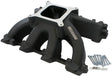 GM LS Carby Hi Rise Intake Manifold Cathedral Non EFI LS1LS2 Black - 6240-5000 AF6240-5005 - Aeroflow