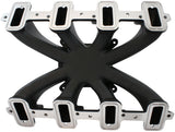 GM LS Carby Intake Manifold Cathedral Port EFI LS1 LS2 Black AF6250-5000 - Aeroflow