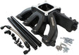 GM LS Carby Intake Manifold Cathedral Hi Rise EFI LS1 LS2 Black AF6250-5001 - Aeroflow