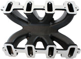 GM LS Carby Intake Manifold Cathedral Hi Rise EFI LS1 LS2 Black AF6250-5001 - Aeroflow