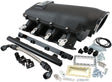 GM LS Modular Intake Manifold Cathedral Port Low Rise EFI Black AF6263-5000 - Aeroflow