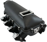 GM LS Modular Intake Manifold Cathedral Port Low Rise EFI Black AF6263-5000 - Aeroflow