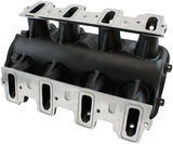 GM LS Modular Intake Manifold Cathedral Port Low Rise EFI Black AF6263-5000 - Aeroflow