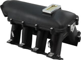 GM LS Modular Intake Manifold Cathedral Port Hi Rise EFI Black AF6263-5001 - Aeroflow