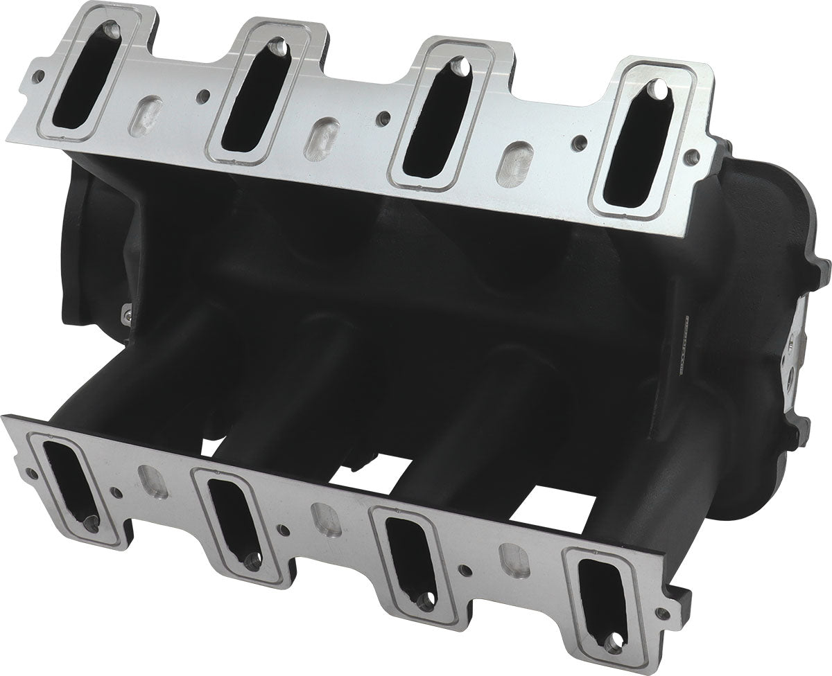 GM LS Modular Intake Manifold Cathedral Port Hi Rise EFI Black AF6263-5001 - Aeroflow