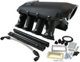 GM LS Modular Intake Manifold Rectangle Port Hi Rise EFI Black AF6263-6001 - Aeroflow