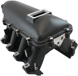 GM LS Modular Intake Manifold Rectangle Port Hi Rise EFI Black AF6263-6001 - Aeroflow