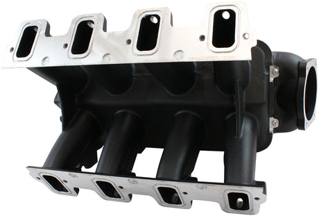 GM LS Modular Intake Manifold Rectangle Port Hi Rise EFI Black AF6263-6001 - Aeroflow
