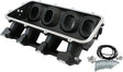 Low Rise Non EFI GM LS Base Modular Intake Mani Cathedral Port Black AF6279-5000 - Aeroflow