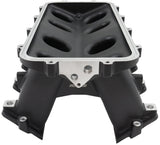 Hi Rise EFI GM LS Base Intake Modular Manifold Cathedral Port Black AF6279-5003 - Aeroflow