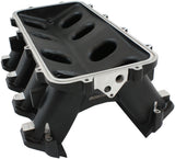Hi Rise Non EFI GM LS Base Modular Intake Mani Rectangle Port Black AF6279-6002 - Aeroflow