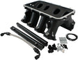 Hi Rise EFI GM LS Base Intake Modular Manifold Rectangle Port Black AF6279-6004 - Aeroflow