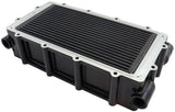 4" Water To Air Modular Intake Manifold Intercooler -16AN ORB Black AF6288-0000 - Aeroflow