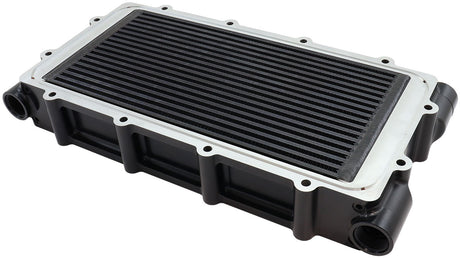 2-3/4" Water To Air Modular Manifold Intercooler -16AN ORB Black AF6288-0001 - Aeroflow