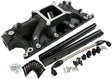 SBF EFI Air Gap Intake Manifolsingle Plane Windsor Black Ford 302 AF6290-2000 - Aeroflow