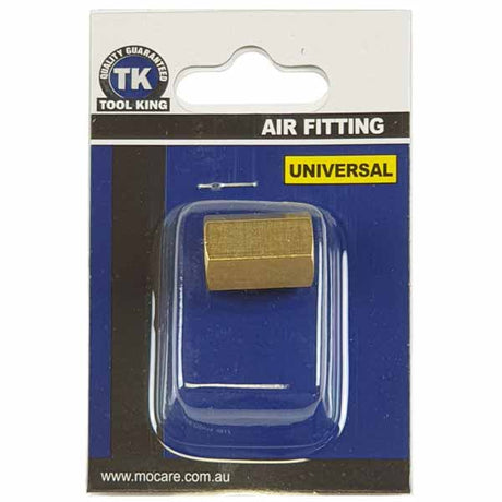Universal Fitting 1/4" Female Double End Hex Air Fitting - Tool King | Universal Auto Spares