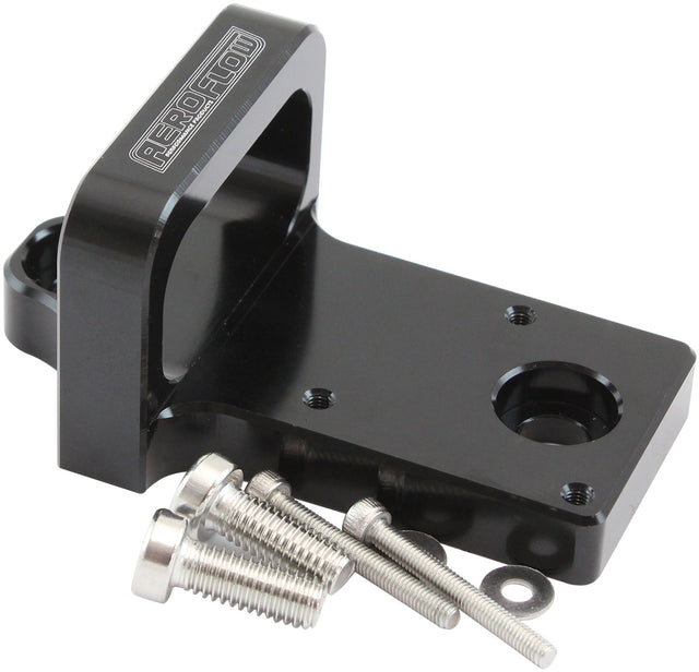 4 Port Boost Solenoid Mountingholder Bracket Black Mac Valve AF64-1236 - Aeroflow
