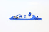 Billet Throttle Cable Bracket Blue Suits 4150 Style AF64-2001 - Aeroflow