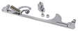 Billet Throttle Cable Bracket Chrome Suits 4150 Style AF64-2001C - Aeroflow