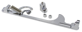 Billet Throttle Cable Bracket Chrome Suits 4150 Style AF64-2001C - Aeroflow