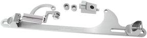 Billet Throttle Cable Bracket Silver Suits 4150 Style AF64-2001S - Aeroflow
