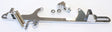 Billet Throttle Cable Bracket Chrome Suits 4500 Style AF64-2002C - Aeroflow