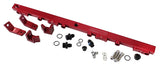 Fuel Rail Kit BA BF Red Ford 6 Cylinder Barra AF64-2004R - Aeroflow
