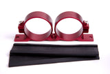 Billet Fuel Pump Bracket Bosch Red Dual Suits All Bosch AF64-2015R - Aeroflow
