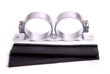 Billet Fuel Pump Bracket Bosch Silver Dual Suits All Bosch AF64-2015S - Aeroflow