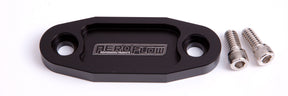 Billet Fuel Pump Block Off Black Suit 302 351C AF64-2020BLK - Aeroflow