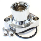 Billet Thermostat Housing Chroford 351C Straight Up Clevelan -16ORB AF64-2021C - Aeroflow