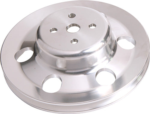 Billet Water Pump V Pulley Polished Suit 302 351C Ford AF64-2023 - Aeroflow