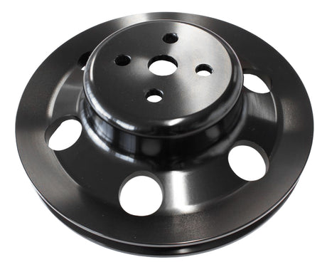Billet Water Pump V Pulley Black Suit 302 351C Ford AF64-2023BLK - Aeroflow