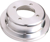 Billet Crank V Pulley 4 Bolt Polished Suit 302 351C Ford AF64-2024 - Aeroflow