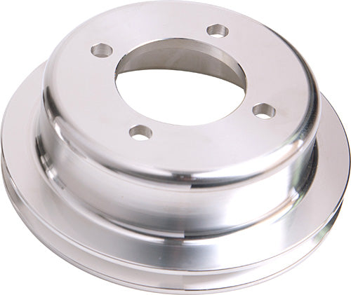 Billet Crank V Pulley 4 Bolt Polished Suit 302 351C Ford AF64-2024 - Aeroflow