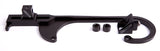 Billet Throttle Cable Bracket Black Suits 4150 Style Carbs AF64-2026BLK - Aeroflow